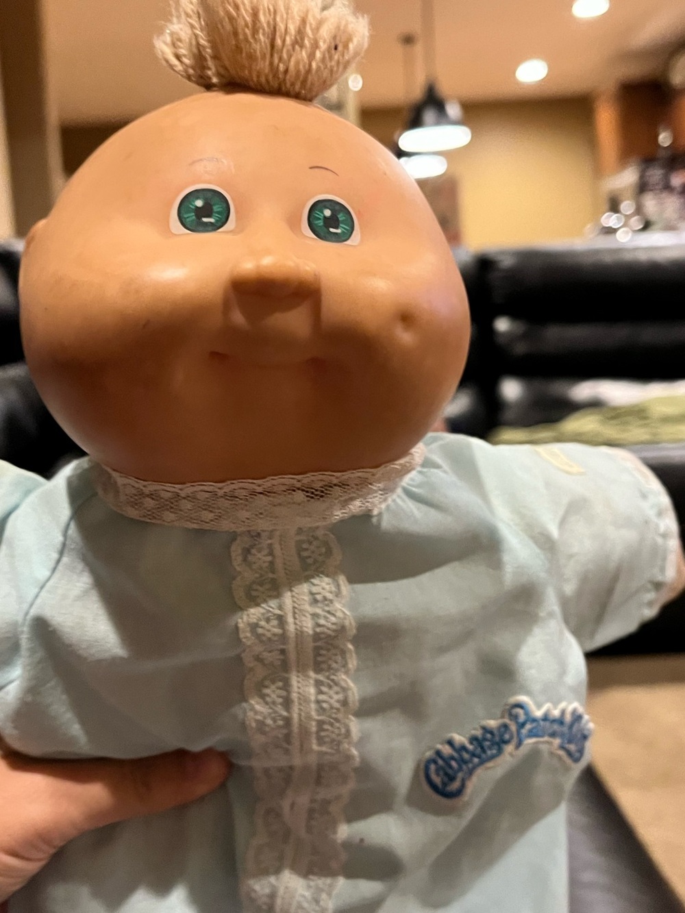 Cabbage Patch Kids Baby Doll in Light Blue Outfit